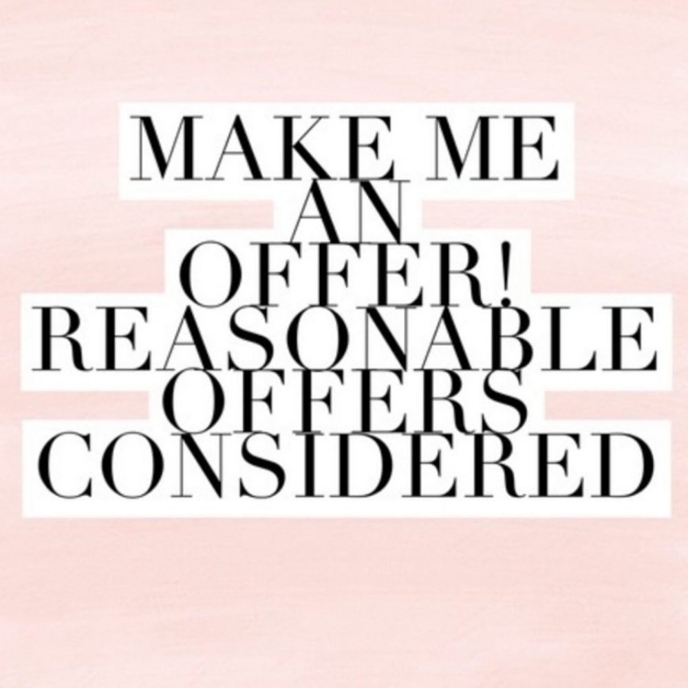 Offers are welcome